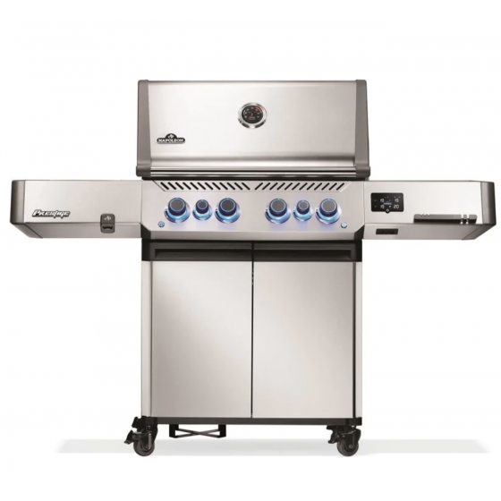 Grill gazowy Napoleon Prestige 500z palnikiem do steków i do rożna WIFI ( model 2025)